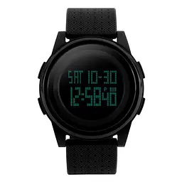 Наручний годинник Skmei 1206 Black - Black (12369) - мініатюра 2