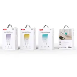 Мережевий зарядний пристрій XO CE18 (EU) PD30W USB-C fast charging charger with Lightning cable Жовтий Деф.пак - мініатюра 2