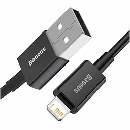 Кабель Baseus Superior Series USB to iP 2.4 A 1 м Black (CALYS-A01) - мініатюра 2