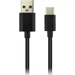 Дата кабель USB 2.0 AM to USB-C 1.8m 1A black Canyon (CNE-USBC2B) - мініатюра 2