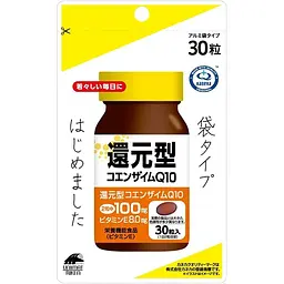 Дієтична добавка Unimat Riken Знижений коензим Q10, 30 капсул