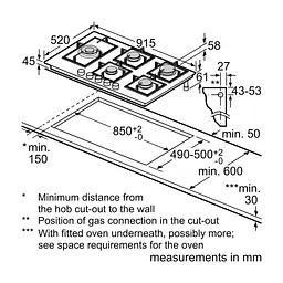 Варочная поверхность Bosch PRS9A6H40 - миниатюра 7