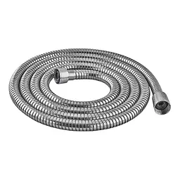 Шланг для душу Zerix Chr.F01 розтяжний 200-250 см ZX0112, Хром