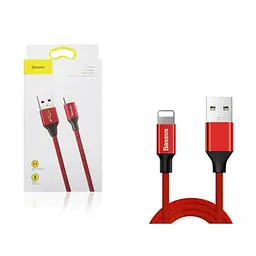 Кабель Baseus Yiven Cable USB to Lightning 1.8M CALYW-A09 Red - мініатюра 2