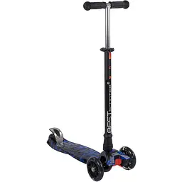 Самокат дитячий Best Scooter 59х16х30 см Чорно-синій 000231557