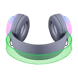 Навушники бездротові Defender FreeMotion B651, White/Grey, Bluetooth, Mini jack 3.5 мм, USB-C, мікрофон, 32 Ом, 105 дБ, RGB-підсвічування, радіус дії до 10 м, час роботи до 14 год (63651) - мініатюра 5