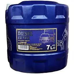 Автомобільна моторна олива MANNOL Diesel Extra 10w-40 7л - мініатюра 2