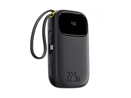 Зовнішній акумулятор (Power Bank) BASEUS EnerFill FC31 Dual-Cable 10000mAh 22.5W PPQD3-1022D Black - мініатюра 2