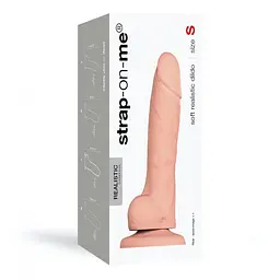 Фалоімітатор Strap-On-Me Soft Realistic S 17.1 см тілесний - мініатюра 6
