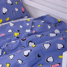 Підковдра на блискавці MirSon Kids Time 17-0143 Mayya, бязь, 210х143 см, синя - мініатюра 4