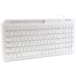 Клавіатура Maxxter KB-01W-UA USB White (KB-01W-UA) - мініатюра 3