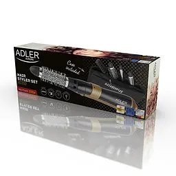 Набір для волосся Adler AD 2022 1200 Вт Чорно-золотистий (110363762) - мініатюра 7