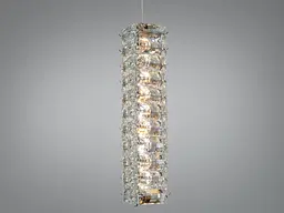 Світлодіодний підвіс Diasha 7896/1S-gold кришталь, золото 10 Вт - мініатюра 3