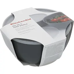 Набір мисок з кришками KitchenAid Coreline сірий 4 шт. (KQG176OSCGG) - мініатюра 4