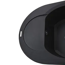 Гранітна мийка Globus Lux Moraine чорний металік 600x470мм-А0001 000022428, Чорний - мініатюра 5