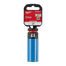 Головка ударна подовжена 1/2" AUTO MILWAUKEE, 17мм (пластик)