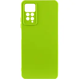 Чохол TPU GETMAN Liquid Silk Full Camera для Xiaomi Redmi Note 11 Pro 4G/5G / 12 Pro 4G Салатовий / Neon Green