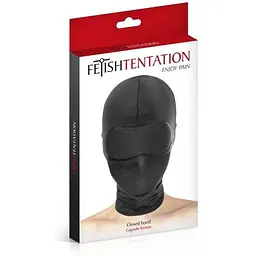 Капюшон для БДСМ Fetish Tentation Closed Hood - мініатюра 2