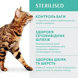 Уцінка. Сухий корм для стерилізованих котів Optimeal з індичкою та вівсом 10 кг (B1830601)  - мініатюра 4