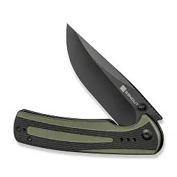 Ніж Sencut Regnator, Black/Green G10, Black Stonewash (S24057-2) - мініатюра 3