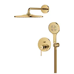 Душова система прихованого монтажу Grohe Essence з Rainshower Mono 310 25287GL0, Золотий - мініатюра 3