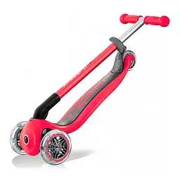 Самокат Globber Primo Foldable Lights LED червоний (432-102-2) - мініатюра 5