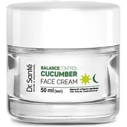 Крем для обличчя Dr. Sante Cucumber Balance Control 50 мл - мініатюра 2