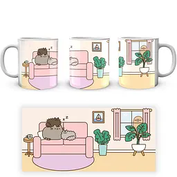Кухоль GeekLand Pusheen Пушин PC 02.26 330 мл білий - мініатюра 4
