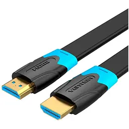 Кабель мультимедійний HDMI M to HDMI M 1.5m black Vention (AAKBG)