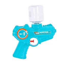 Водяний пістолет Bambi Bambi 8013ALight-Blue пластик, 15 см, з пляшкою