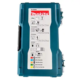 Набір біт та свердл (29 предметів) Makita E-07054 - мініатюра 5