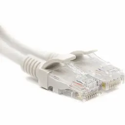 Патч-корд PowerPlant 5м, UTP, cat.5e, CU, white (CA911615)