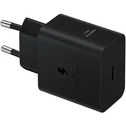 Сітчастий зарядний пристрій Samsung 45W Compact Power Adapter EP-T4511XBEGEU Black (6982747)