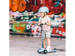 Дитячий самокат Scoot And Ride Highwaykick 3 LED Steel (SR-160630-Steel) - мініатюра 3