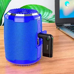 Bluetooth аудіо адаптер Hoco E53 Dawn Sound Black (729750) [92264] - мініатюра 7
