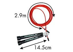 Швидкісна скакалка PowerPlay 3 м fit0007840 - мініатюра 2