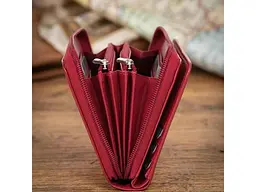 Жіночий гаманець натуральна шкіра Cortina 5007 rosso Червоний 18,5x10 см TONY PEROTTI acs0032572 - мініатюра 4