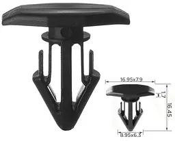 Кліпса ущільнювача Lexus Toyota 9046710146 (C254)