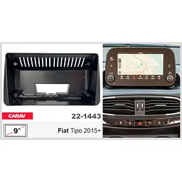 Перехідна рамка Fiat Tipo Carav 22-1443 - мініатюра 6