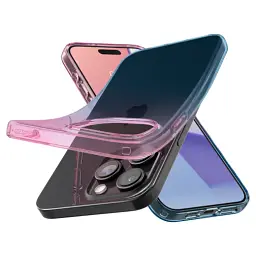 Чохол Spigen Liquid Crystal Gradation Pink для iPhone 15 Pro (ACS06700) - мініатюра 5
