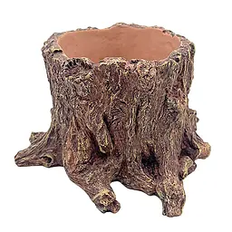 Декорація Hobby Wildwood Stump 15x14,5x9 см - декоративний пень, поїлка, горщик для тераріуму (40849) - мініатюра 6