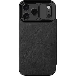 Шкіряний чохол-книжка Nillkin Qin Pro Camshield для Apple iPhone 17 Pro Max (6.9) Black - мініатюра 3