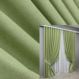 Комплект штор VR-Textil Ashen Night блекаут 2 шт 150x290 см оливковий (1841ш)