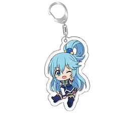 Брелок акриловий Хай благословлять боги цей прекрасний світ! Аква KonoSuba Aqua 5 см
