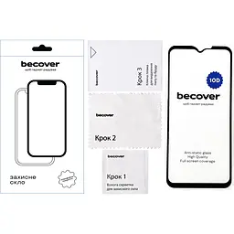 Захисне скло BeCover для Samsung Galaxy Xcover7 10D Black (711363) - мініатюра 2