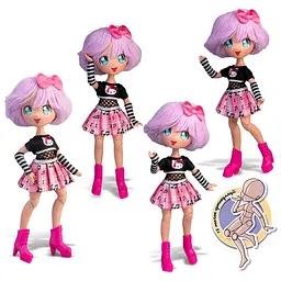 Лялька 4SF Manga Dolls серії Hello Kitty Тедді Рок (HKTF0100) - мініатюра 6