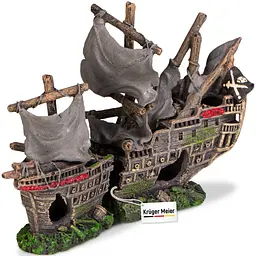 Декорація піратський корабель Kruger Meier Pirate Ship 25x6x16 см (251017) - мініатюра 3
