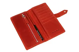 Жіноче шкіряне портмоне GRANDE PELLE 18х9х1 см acs0029371 - мініатюра 2