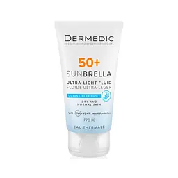 Засіб від засмаги Dermedic Sunbrella Ультралегкий захисний флюїд SPF 50+ Для сухої та нормальної шкіри 40 мл (5901643177546)