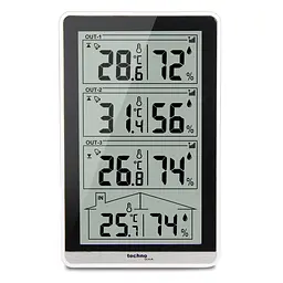 Термогігрометр Technoline WS7060 Black (WS7060), Чорний - мініатюра 4